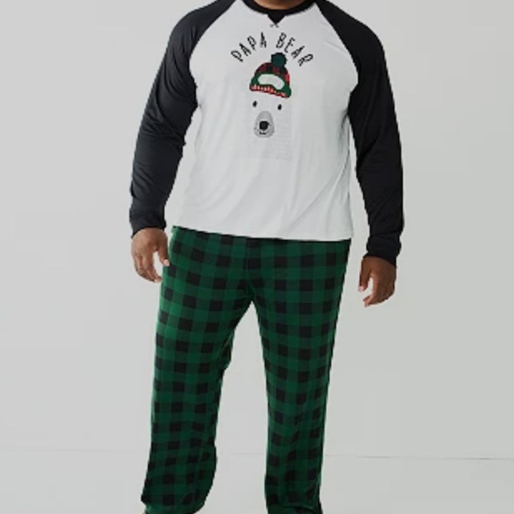 Big and Tall Mens Jammies for your families Cuddl Duds size 3XLT